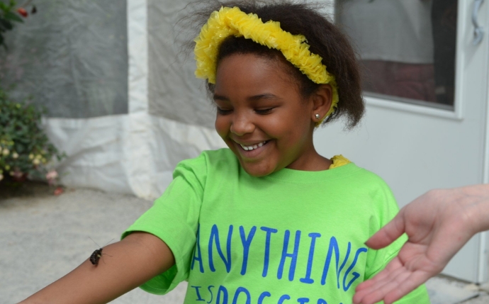 young girl featured on the home page