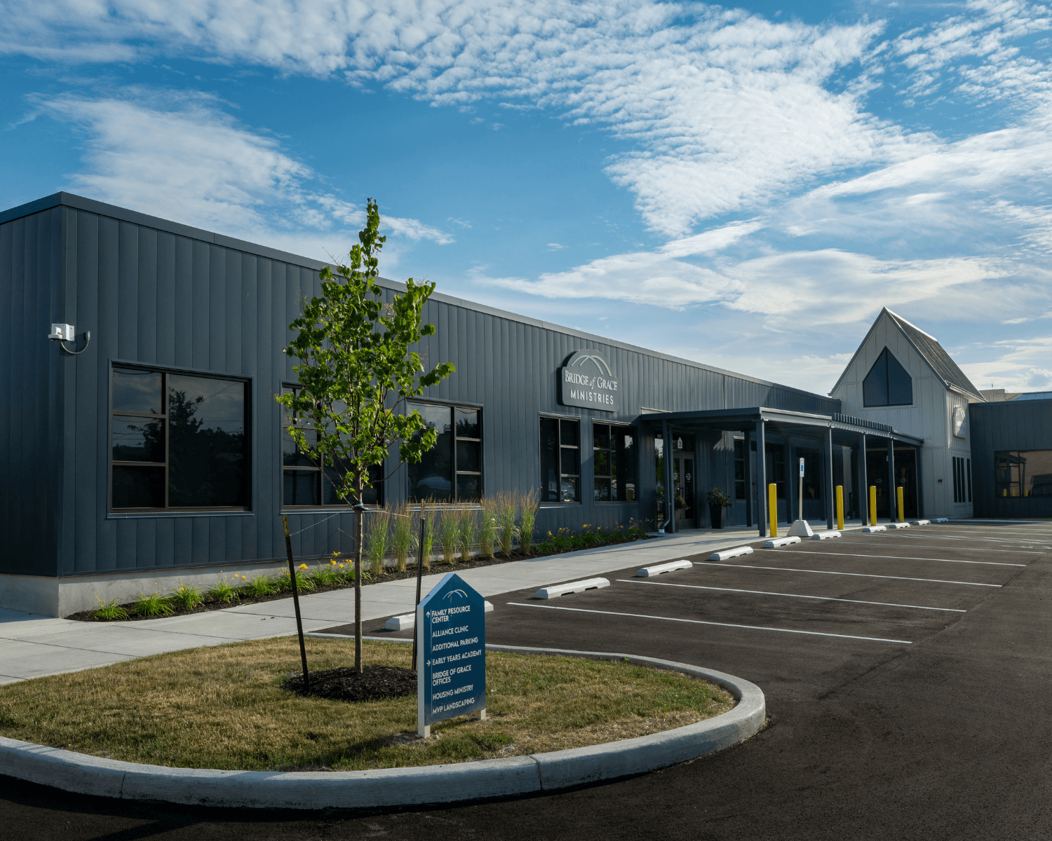 outside view of the community hub