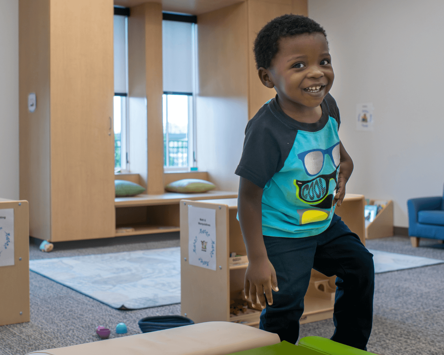 young student featured on the early years academy landing page